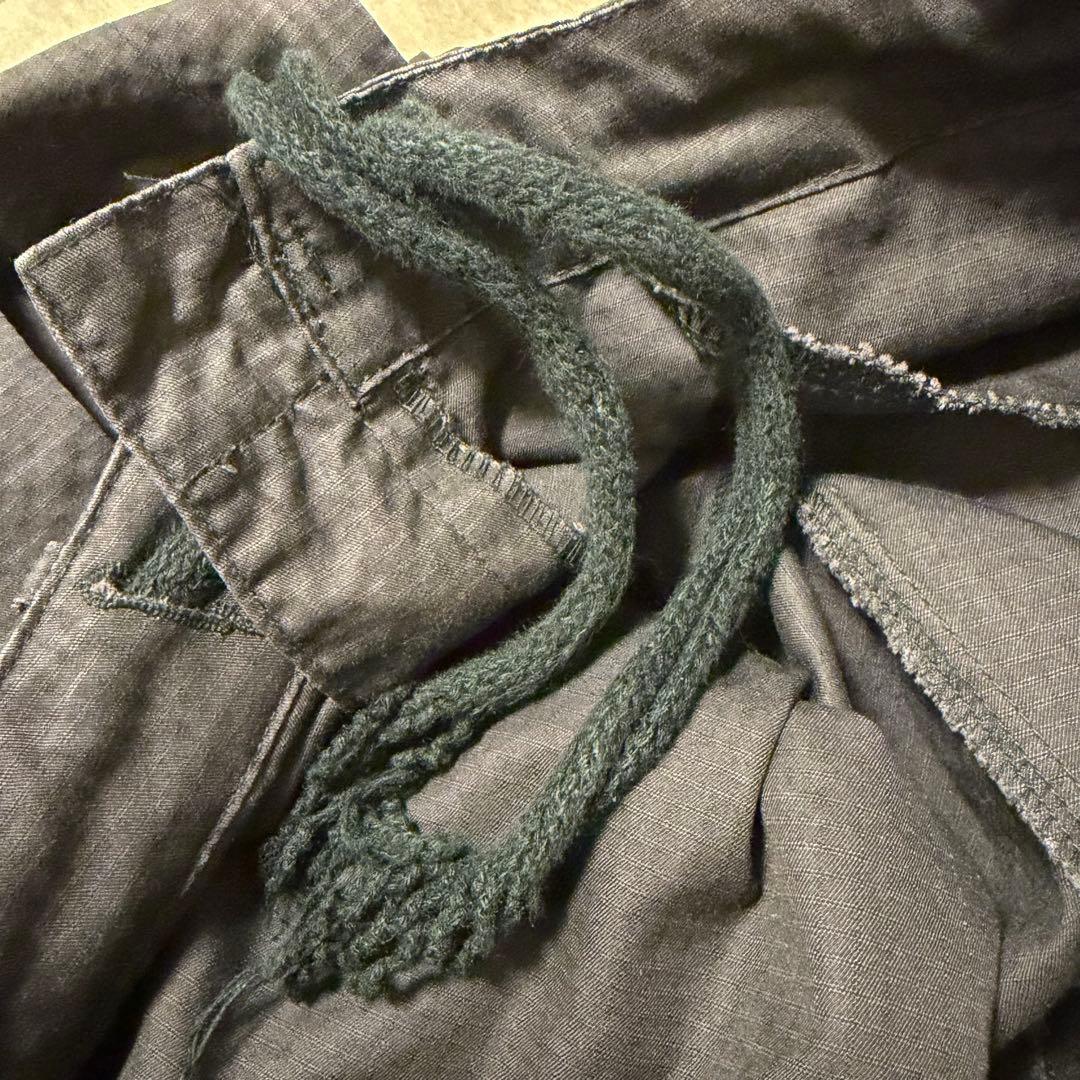 90s SAS イギリス軍 実物 コンバットトラウザー リップストップ ブラック