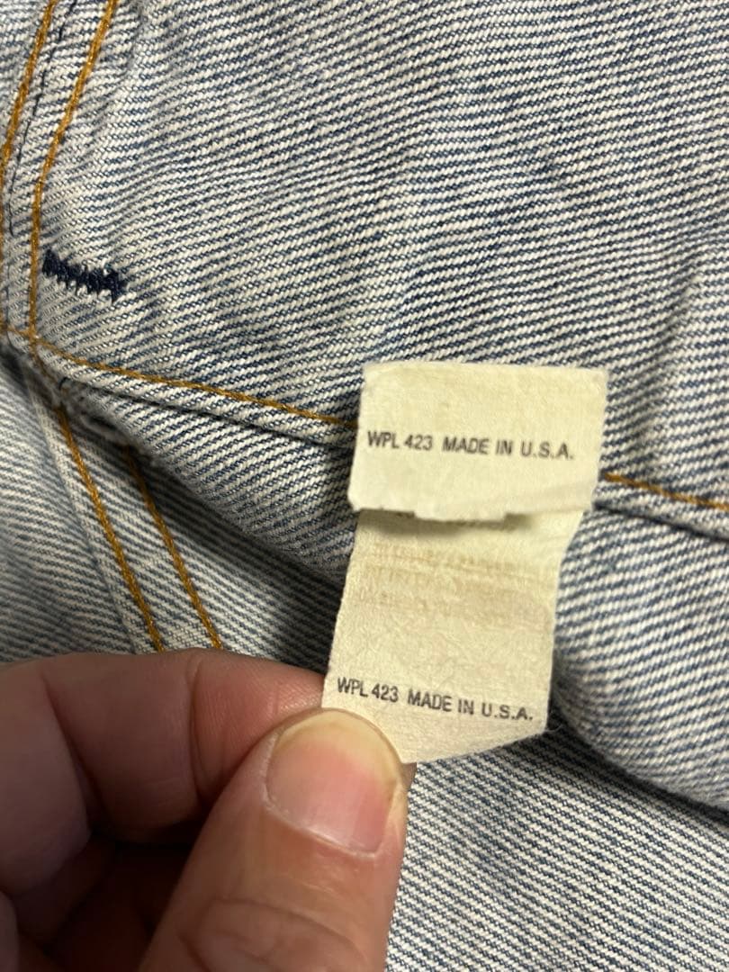 80〜90s Levi’sリーバイス 70506-0216 USA製 Gジャン