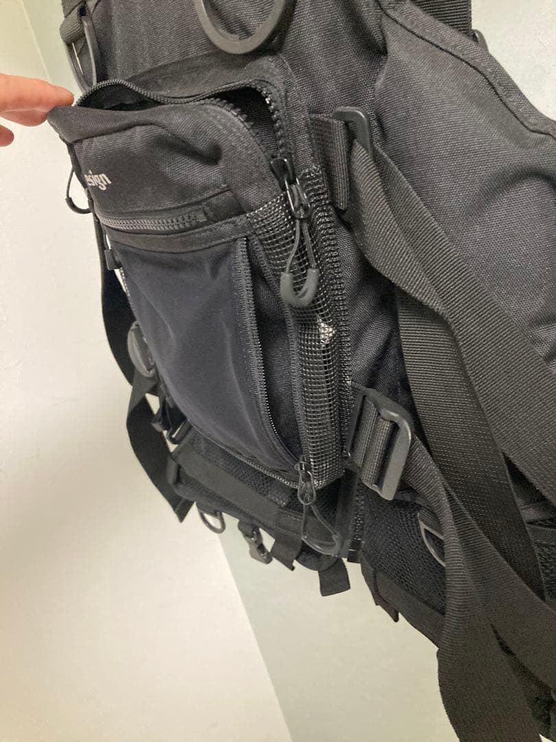 Anglers Design ブラック ライフジャケット