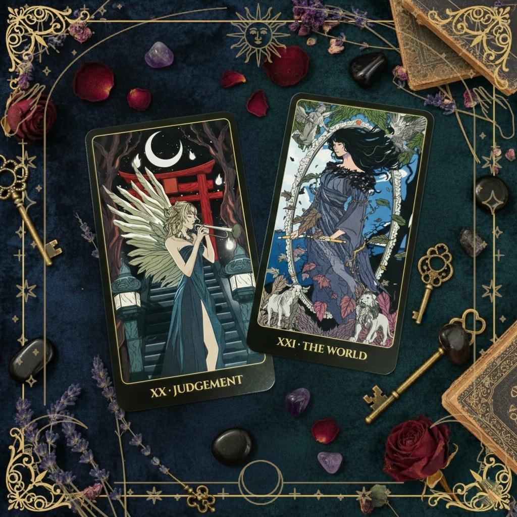 【正規品タロットカード】儚く美しい✨浮世がテーマのネオジャパネスクな海外デッキ