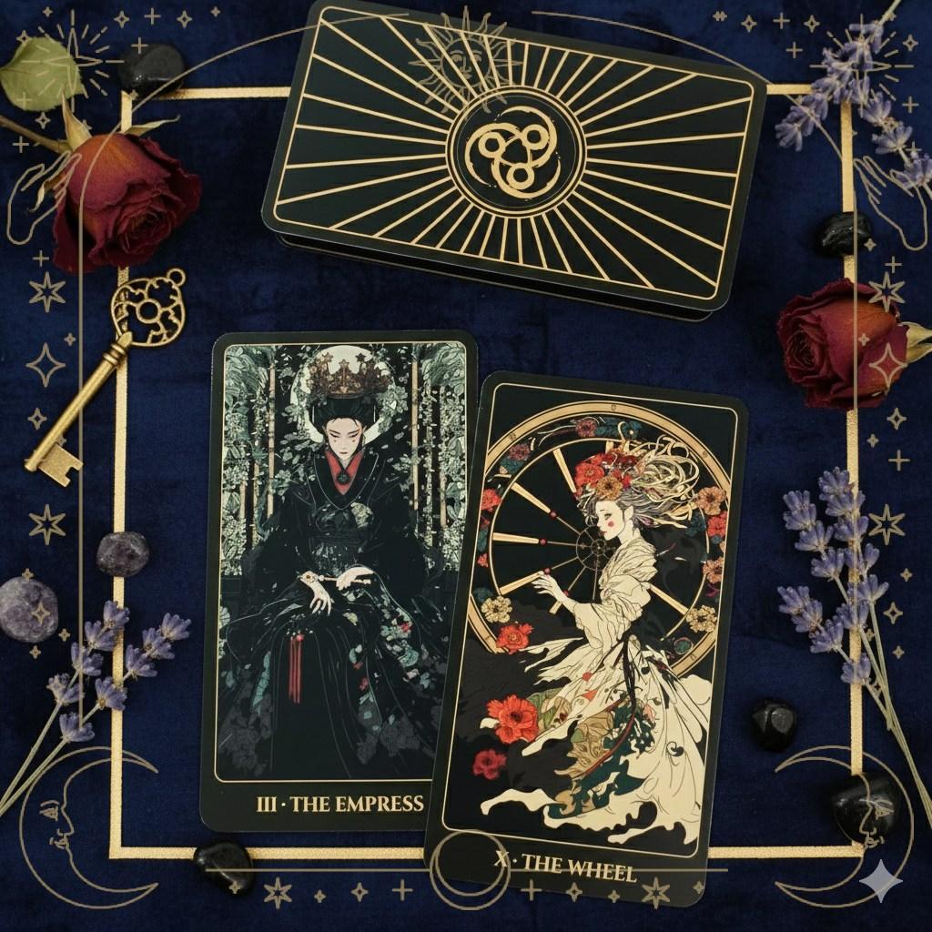 【正規品タロットカード】儚く美しい✨浮世がテーマのネオジャパネスクな海外デッキ