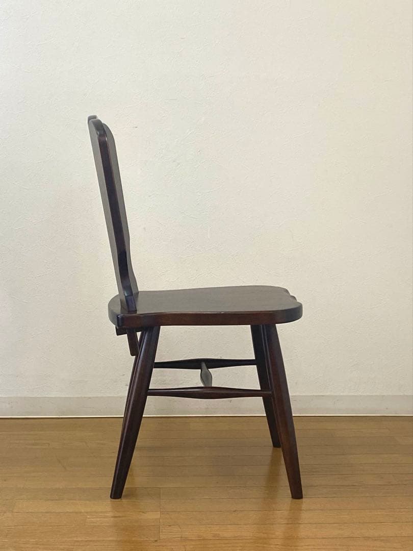 美品 カリモク ルスティック ダイニング チェア 椅子 インテリア ①