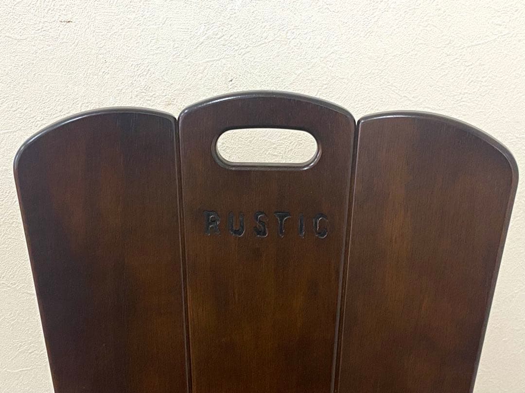 美品 カリモク ルスティック ダイニング チェア 椅子 インテリア ①