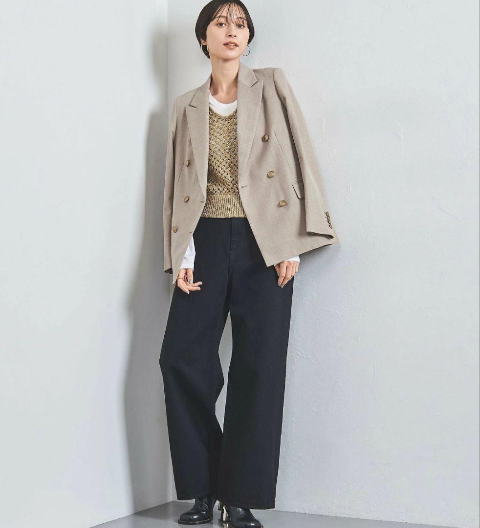 【美品】ユナイテッドアローズ ダブルジャケット 金ボタン 38