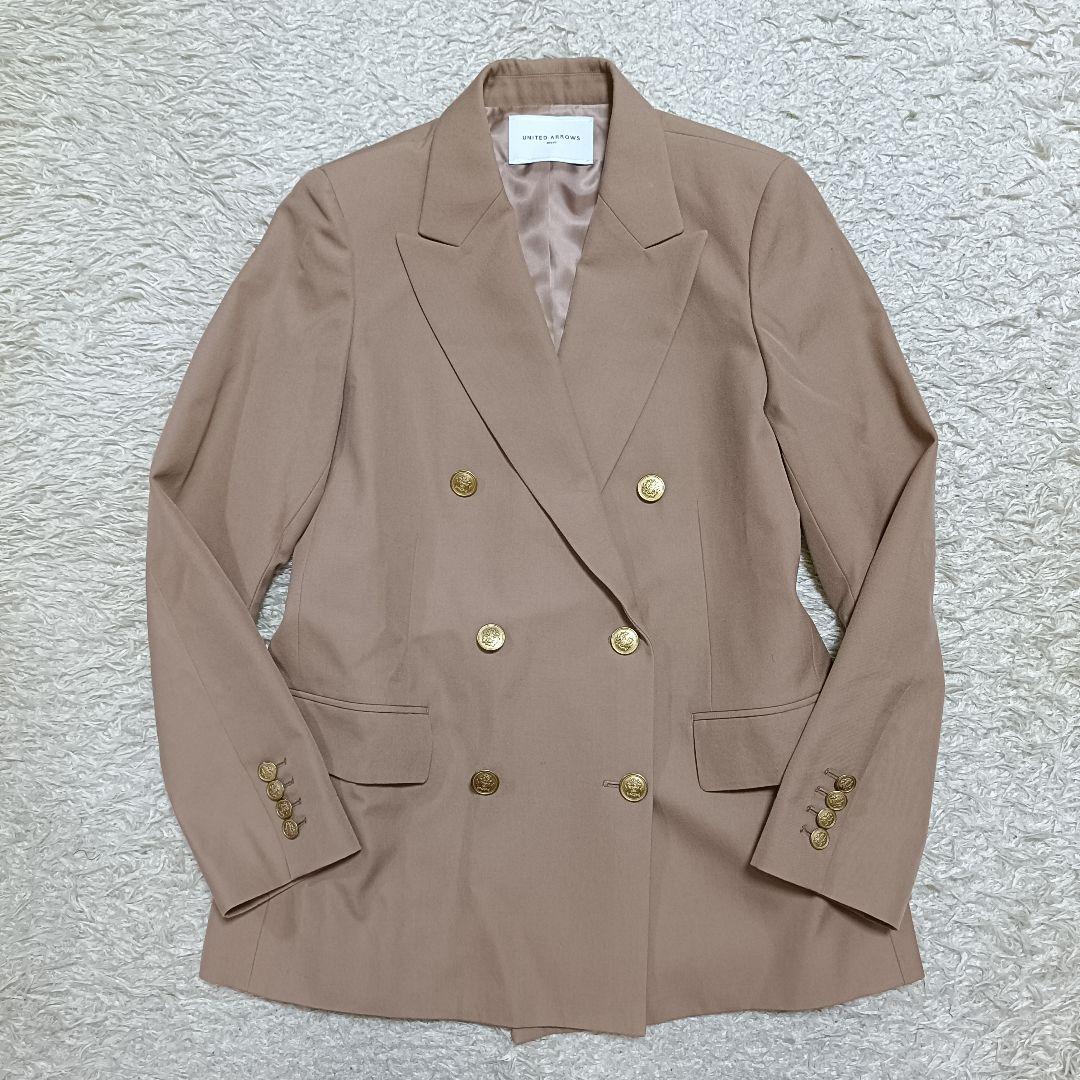 【美品】ユナイテッドアローズ ダブルジャケット 金ボタン 38