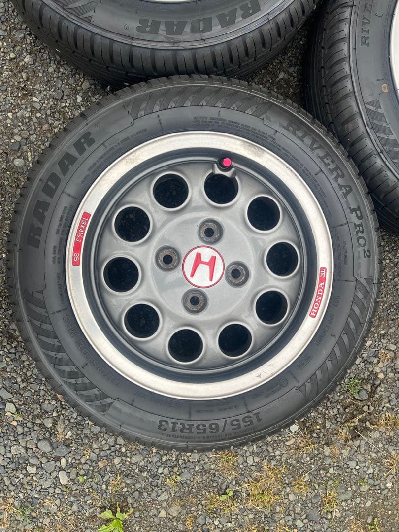 白猫　ホンダ　ビート　純正ホイール4本セット