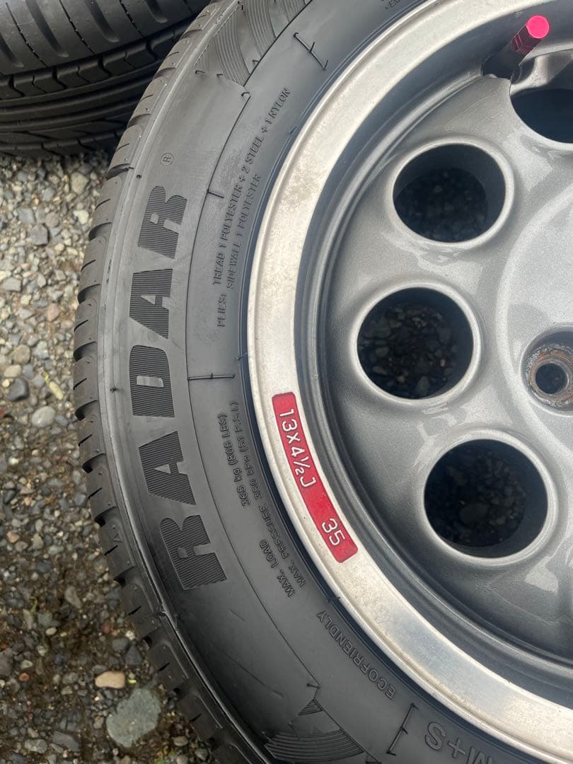 白猫　ホンダ　ビート　純正ホイール4本セット