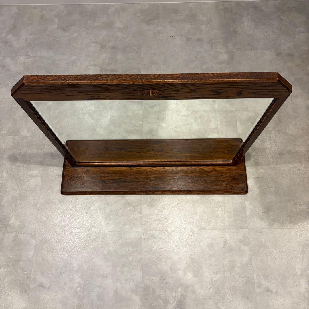 アンティーク　卓上ミラー　スタンドミラー　大きめ　ドレッサー　ミラー　鏡