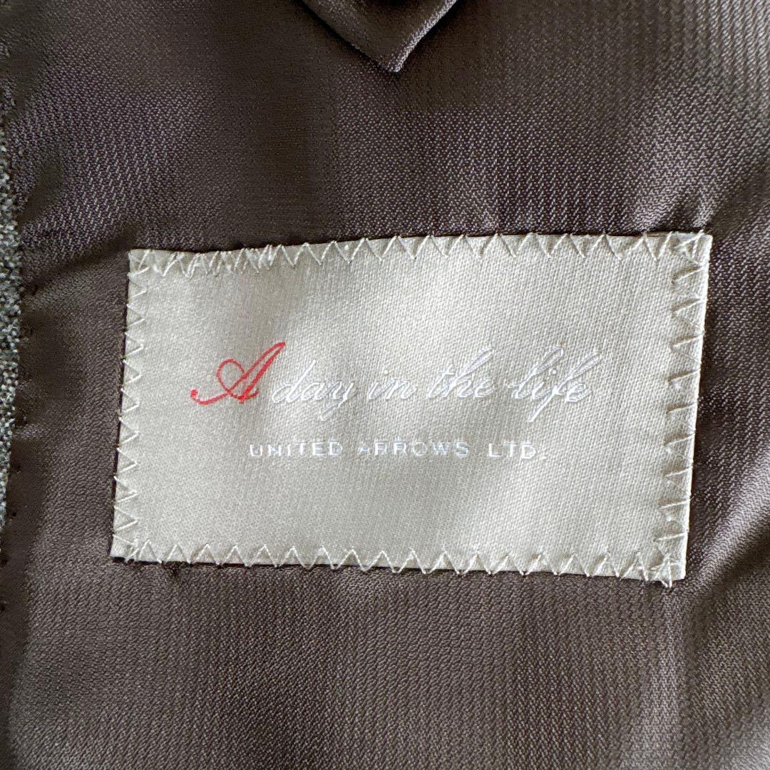 【アデイインザライフ ユナイテッドアローズ】3ピース スーツ XL ブラウン
