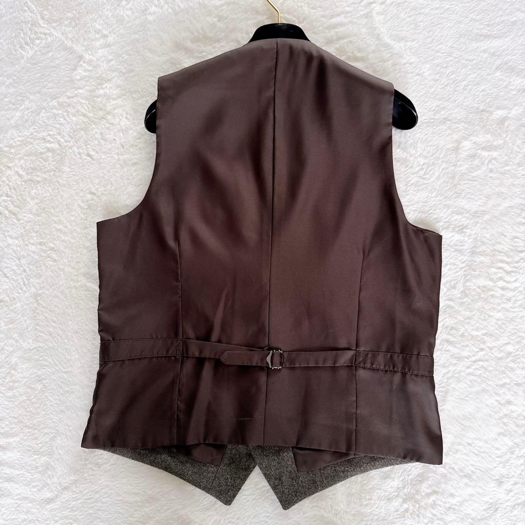 【アデイインザライフ ユナイテッドアローズ】3ピース スーツ XL ブラウン