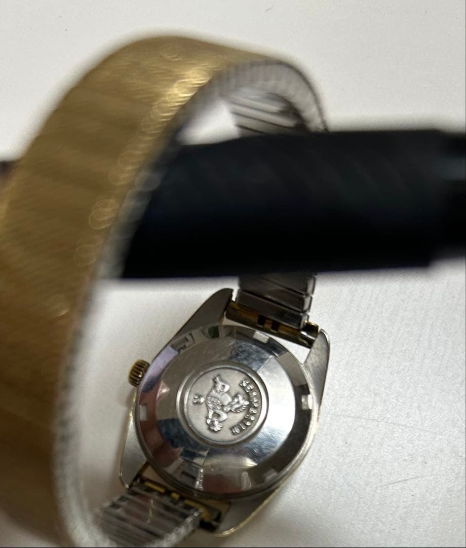 ぽ*け様 オメガ アナログ腕時計 シルバー/ゴールド　動作確認済み