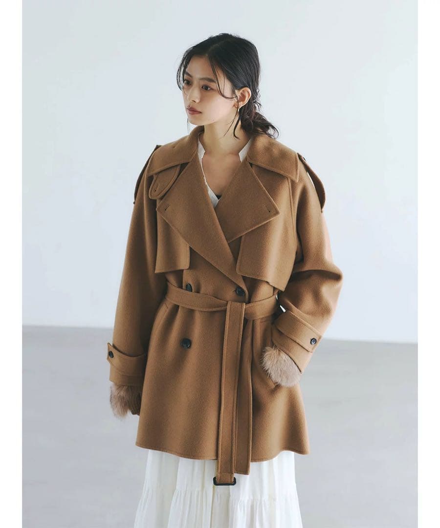 anuans アニュアンス リバーミドルトレンチコート