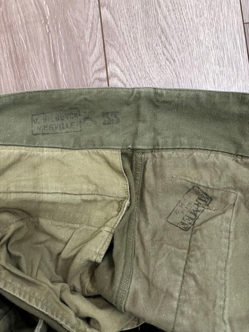 50's M47 カーゴパンツ 前期 フランス軍 サイズ33