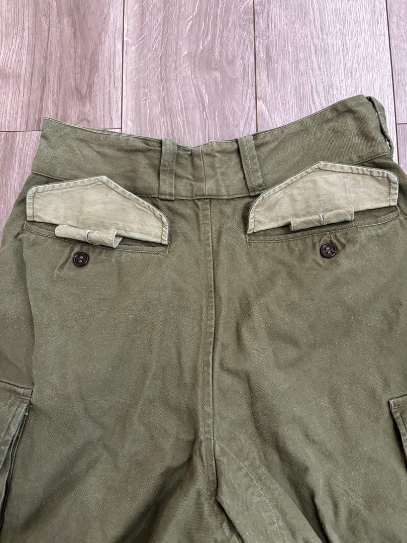50's M47 カーゴパンツ 前期 フランス軍 サイズ33