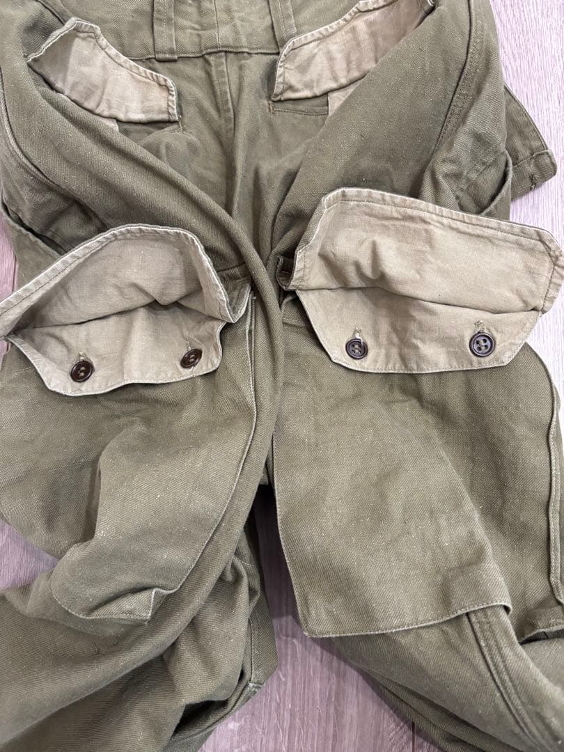 50's M47 カーゴパンツ 前期 フランス軍 サイズ33