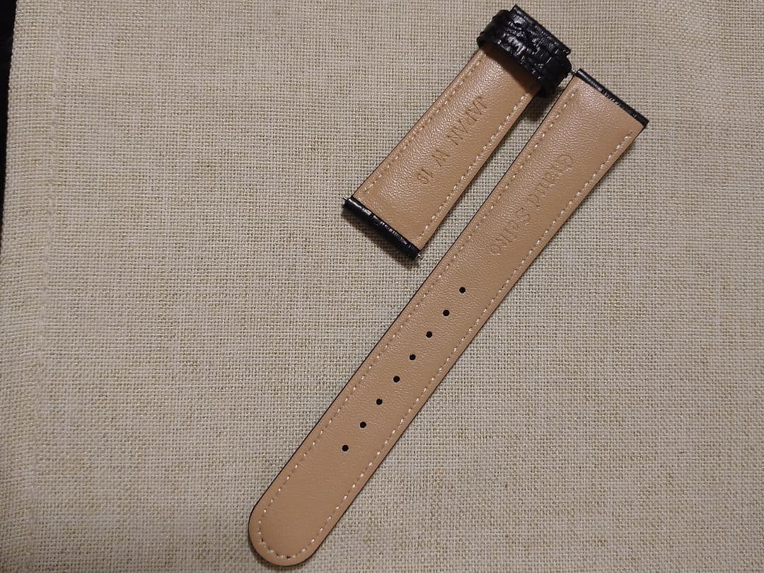 ❤*︎様 グランドセイコー 時計ベルト バンド ブラック 19㍉