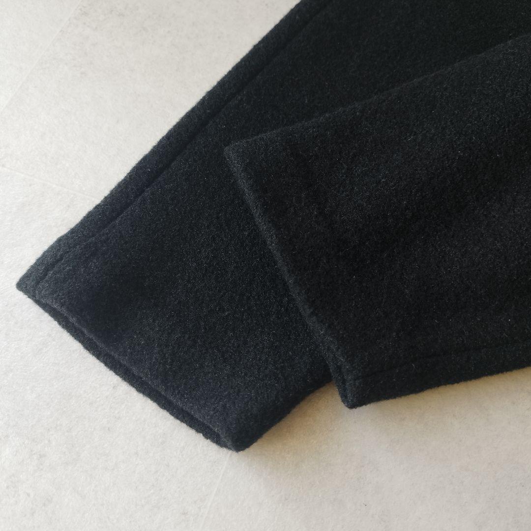 L　evam eva PRESS WOOL COAT コクーンシルエットコート