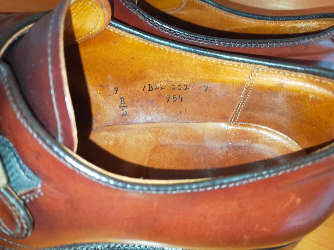 オールデン　コードバンモンクストラップ　954　9D