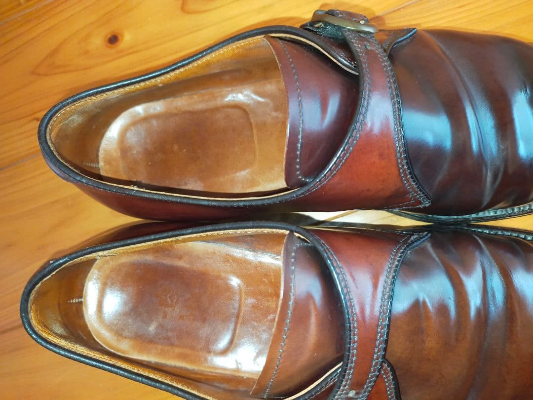 オールデン　コードバンモンクストラップ　954　9D