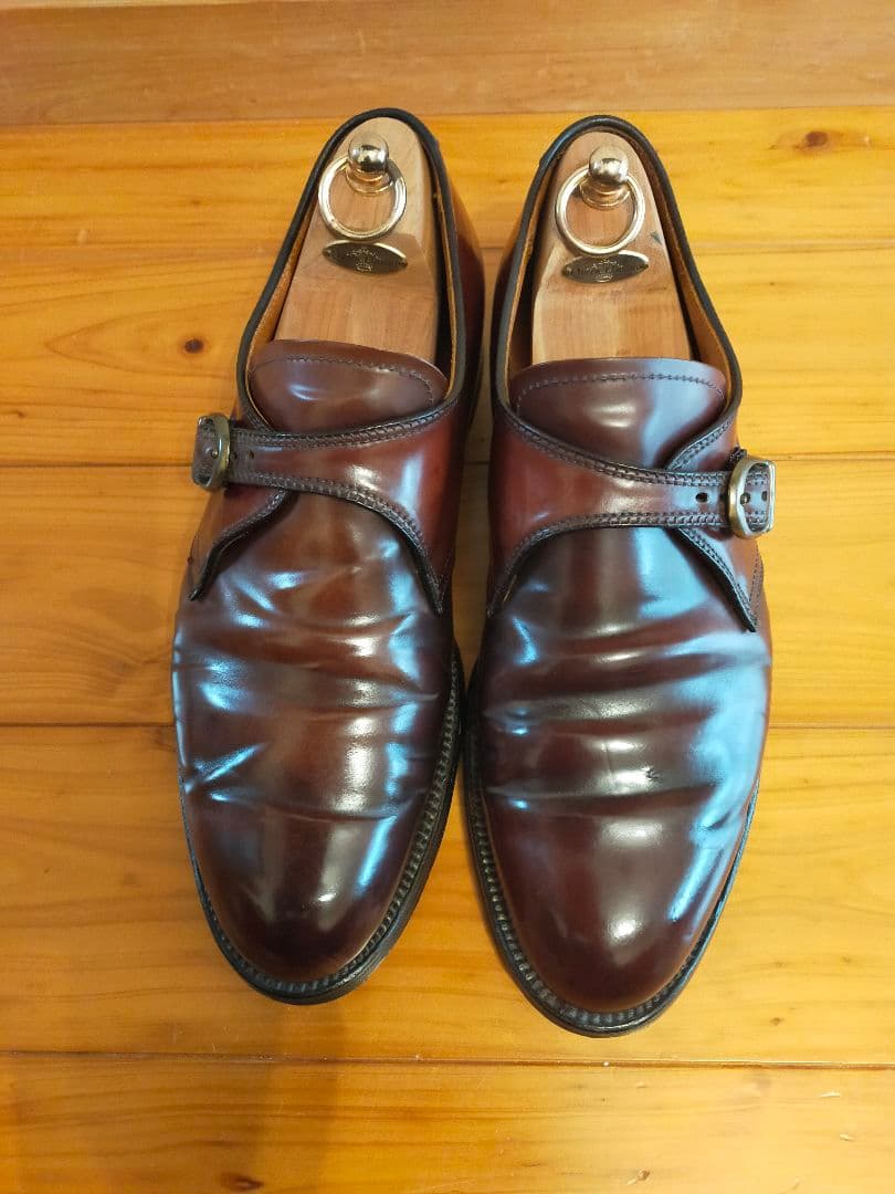 オールデン　コードバンモンクストラップ　954　9D