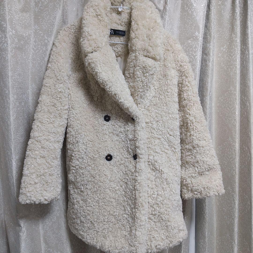 ZARA プードル ファーコート