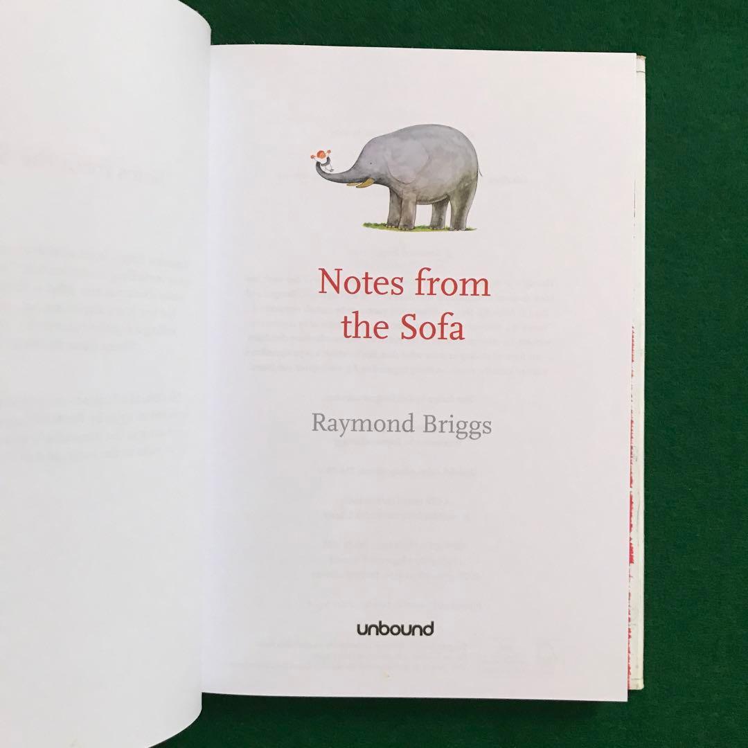 洋書 RAYMOND BRIGGS Notes from the Sofa