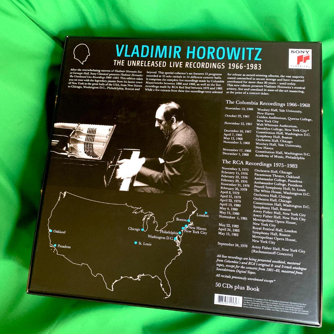 【限定盤】ホロヴィッツ 未発表ライブ録音集 1966-1983【50枚組】