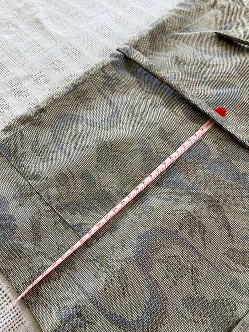 アッコー様♡大島紬　着物リメイク　作務衣　現品のみ　和のお洒落上絹素材