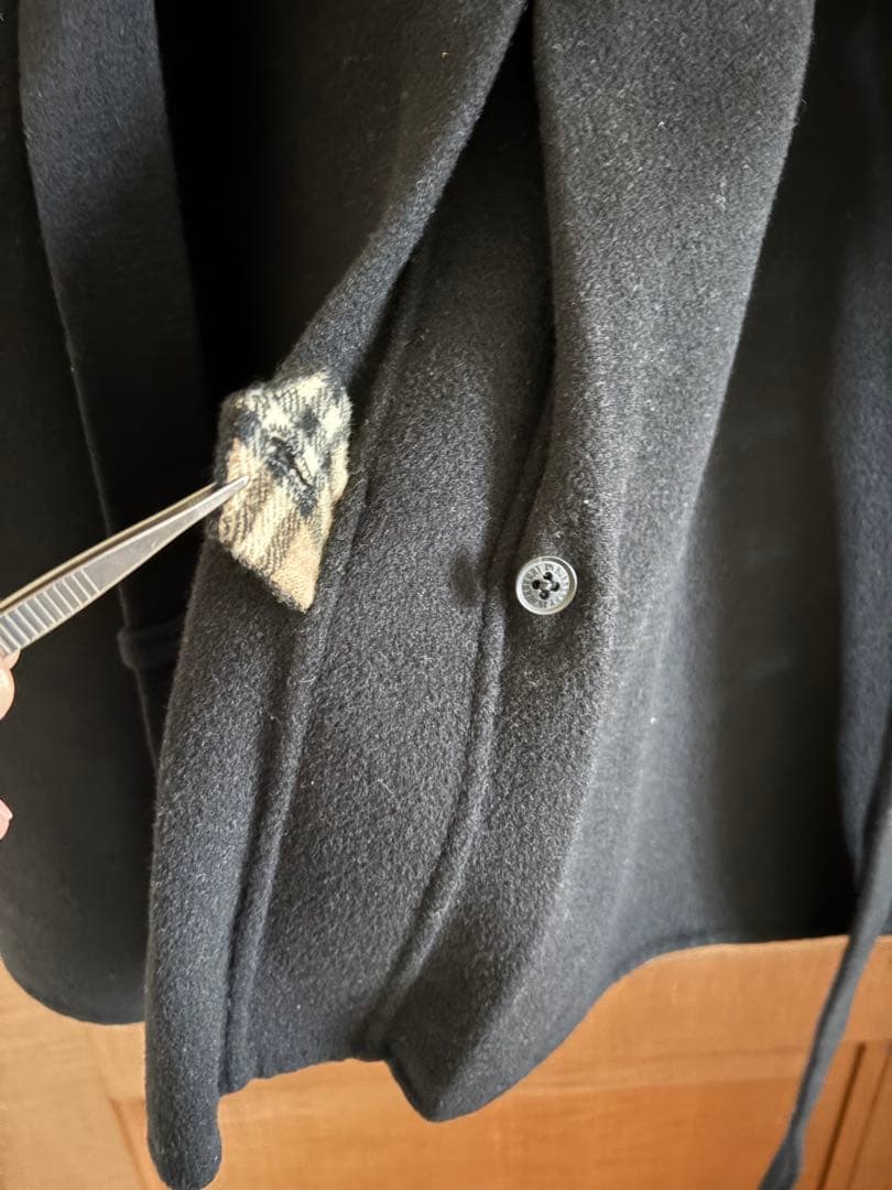 BURBERRY BLACK LABEL ノバチェックPコート サイズL