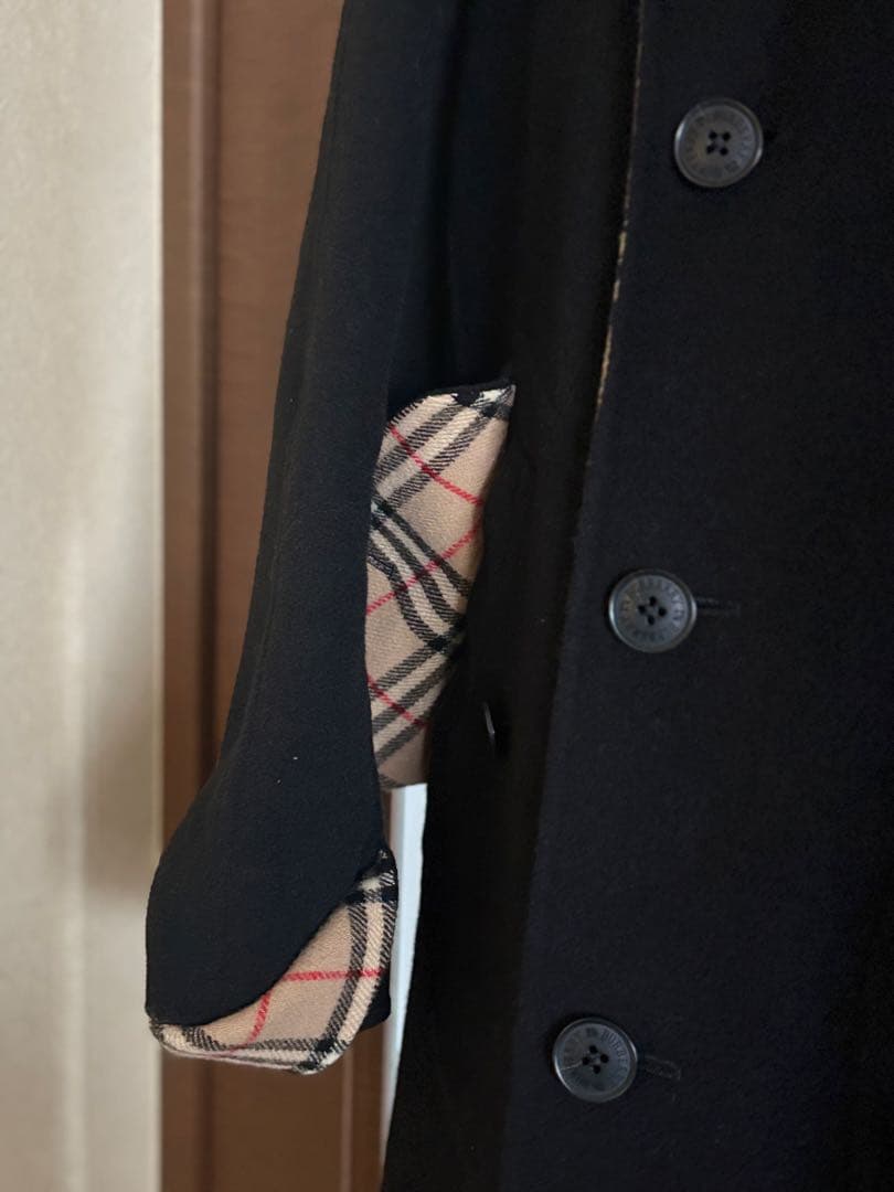 BURBERRY BLACK LABEL ノバチェックPコート サイズL