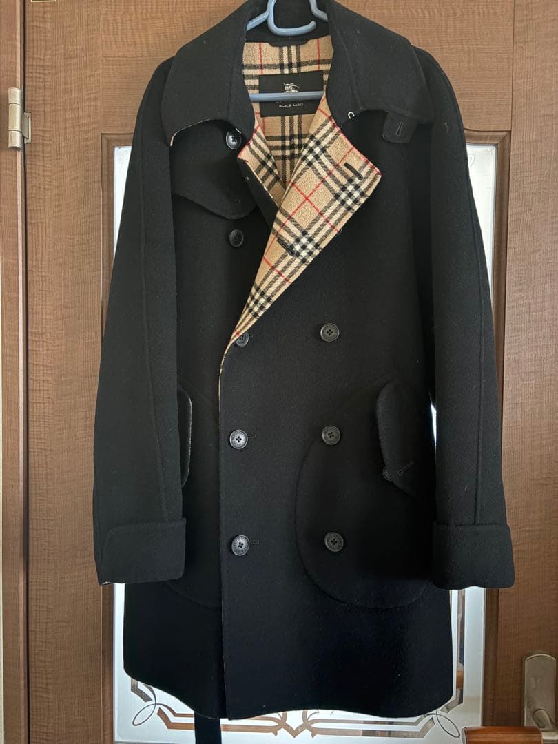 BURBERRY BLACK LABEL ノバチェックPコート サイズL