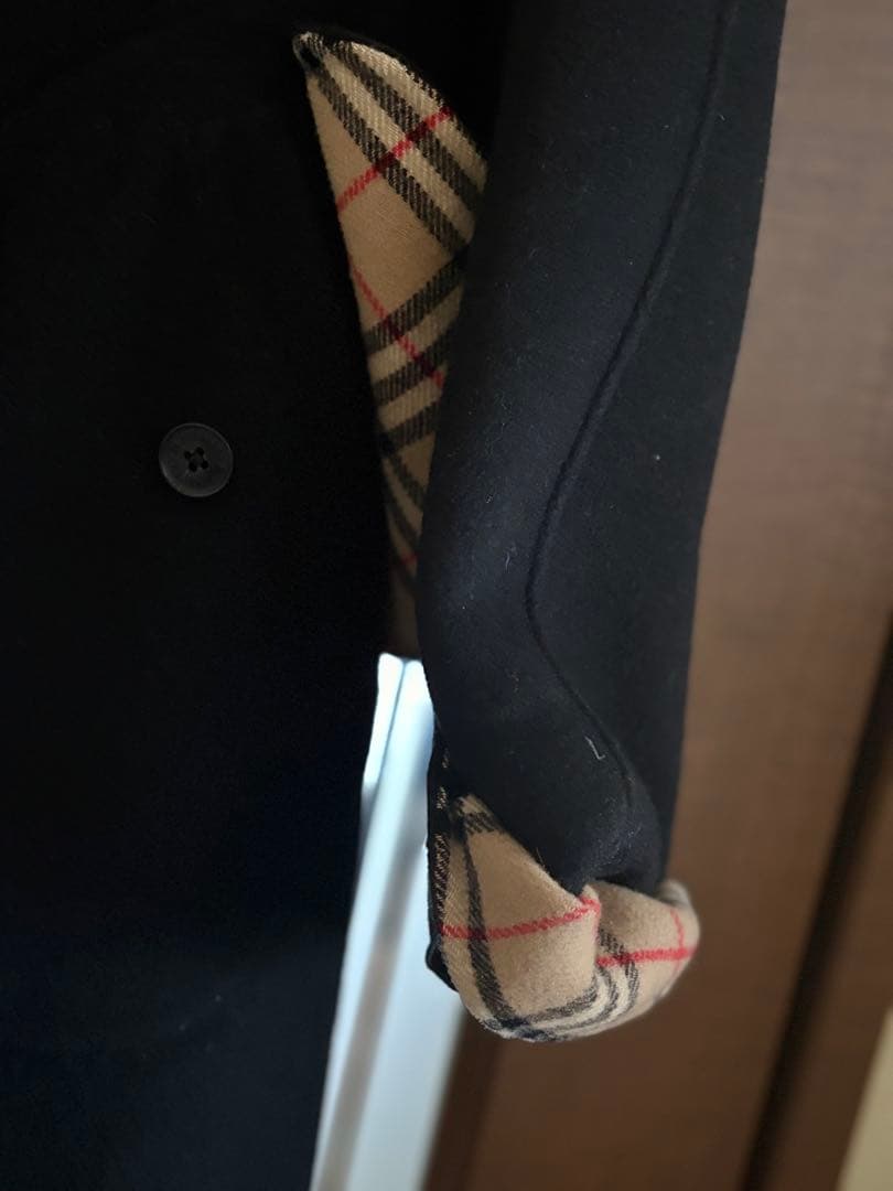 BURBERRY BLACK LABEL ノバチェックPコート サイズL