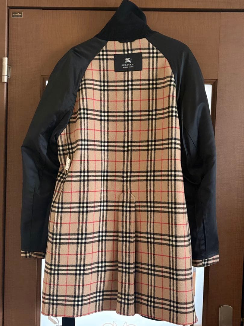 BURBERRY BLACK LABEL ノバチェックPコート サイズL