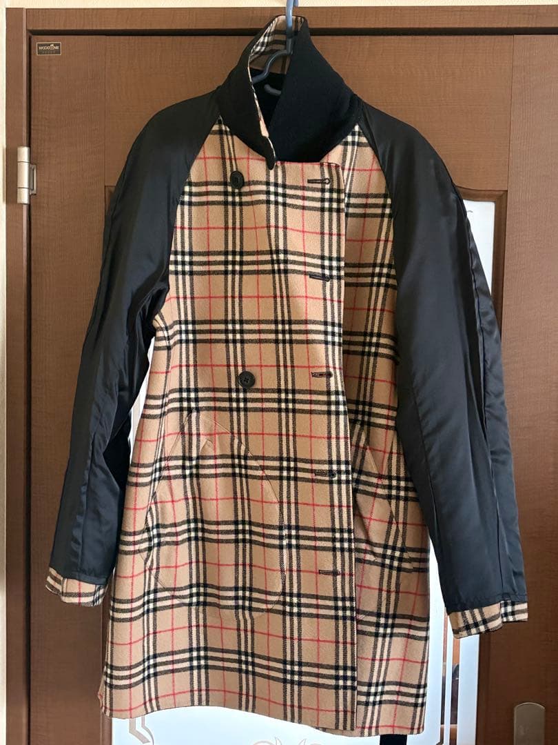 BURBERRY BLACK LABEL ノバチェックPコート サイズL