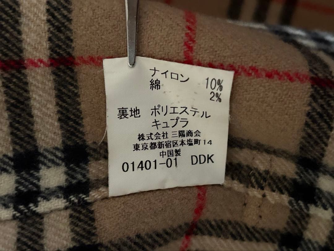 BURBERRY BLACK LABEL ノバチェックPコート サイズL