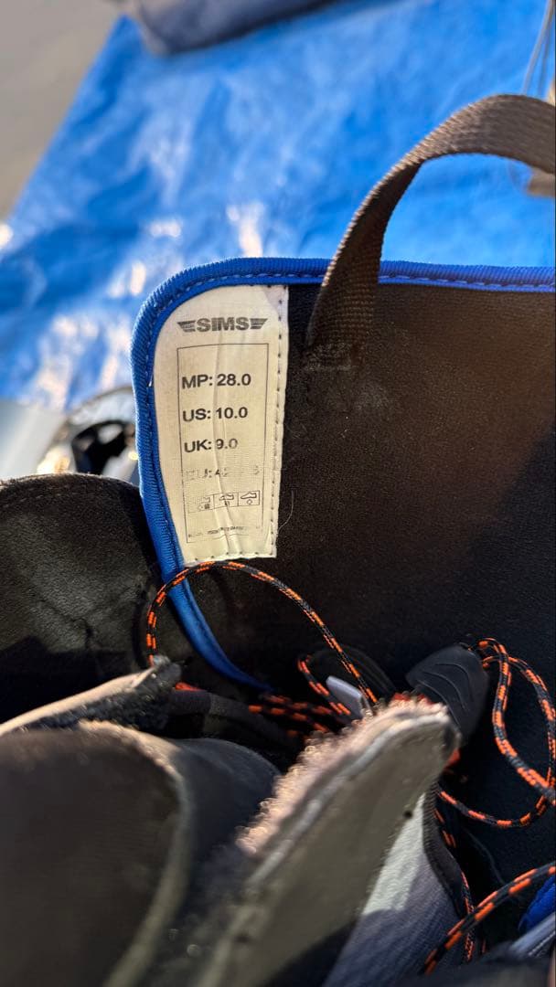 SIMSスノーボード ブーツ バッグ付き