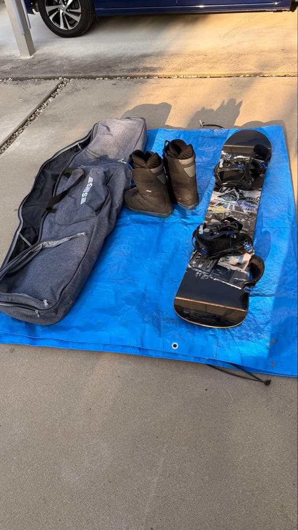 SIMSスノーボード ブーツ バッグ付き
