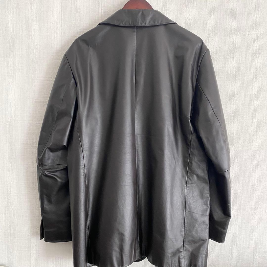 オールドギャップ　レザージャケット　テーラード　牛革　ダークブラウン　Lサイズ