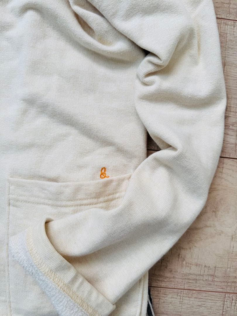 45rpm コットンジャケット　スウェット　カーディガン