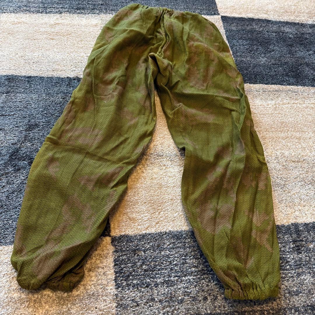 【70s vintage】旧ソビエト　ロシア軍　スナイパーカモ　パンツ　古着