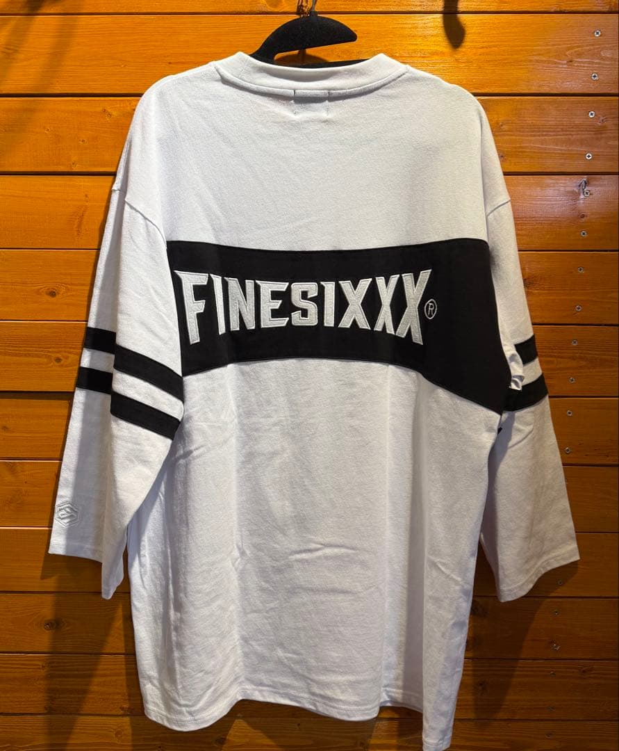ファインシックス　新品未使用　アメフト風　七分Tシャツ　ゲームシャツ　モトクロス