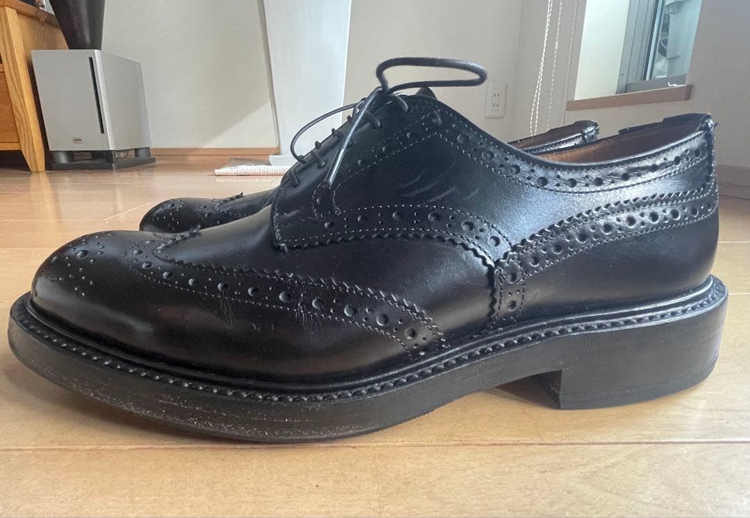 トリッカーズ 8064 ウイングチップ　黒