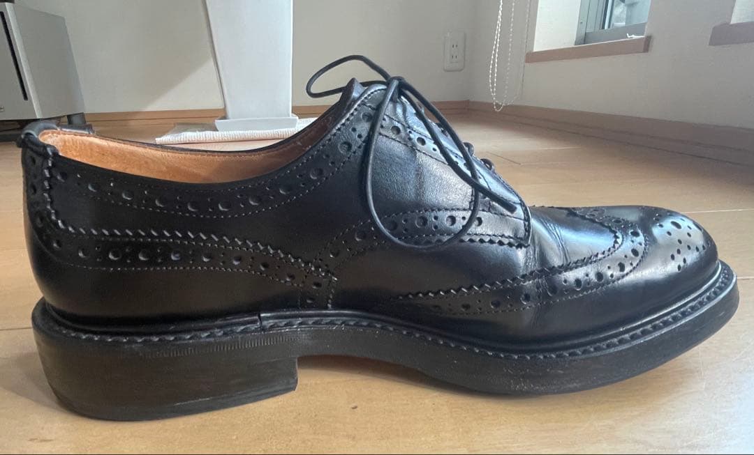 トリッカーズ 8064 ウイングチップ　黒