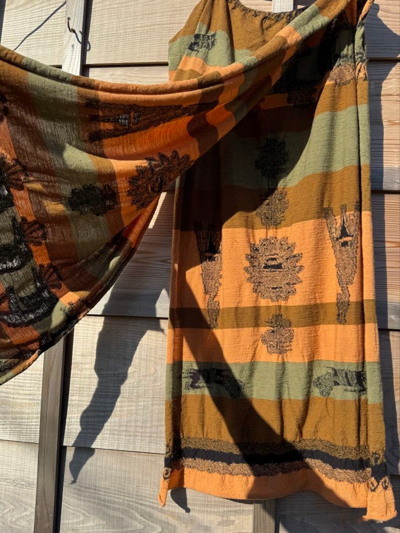 KABUKITAI 刺繍入りマフラー　kapital kabuki