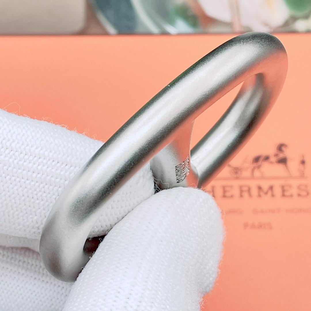 ◇エルメス◇ HERMES シェーヌダンクル スカーフリング ブランド シルバー