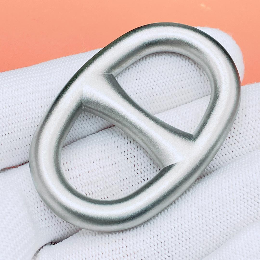 ◇エルメス◇ HERMES シェーヌダンクル スカーフリング ブランド シルバー