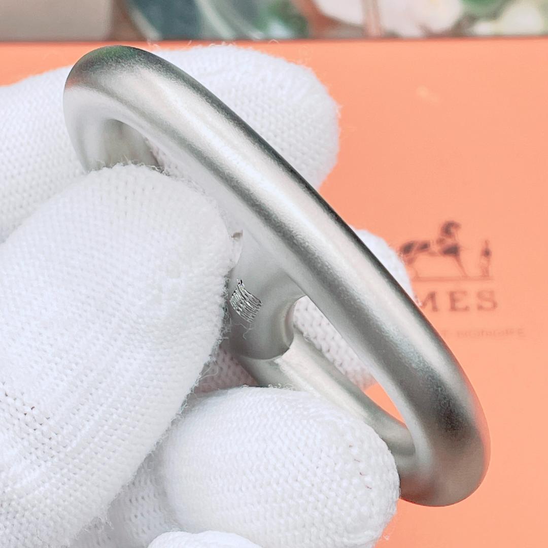 ◇エルメス◇ HERMES シェーヌダンクル スカーフリング ブランド シルバー