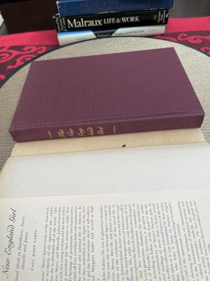 洋書 The New England Girl by Paul John Eakin