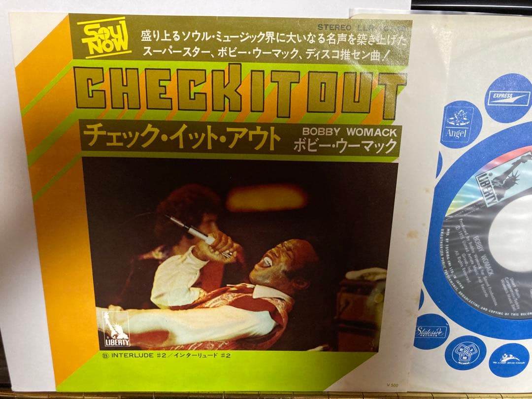 国内盤７’ボビー・ウーマック Bobby Womack Check It Out