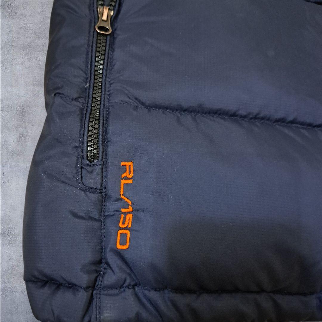 ラルフローレン ダウンベスト ポニー刺繍 ネイビー ブラック ヌプシ型